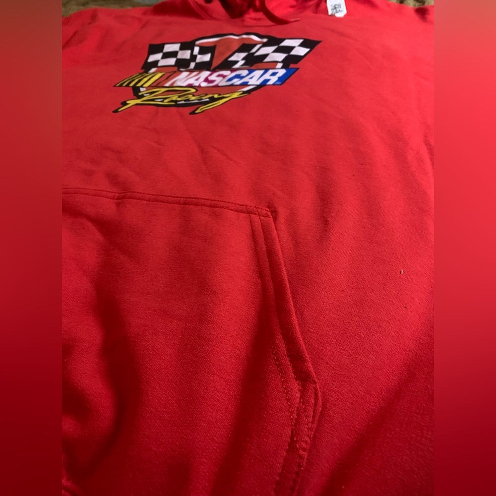 Nascar Bold Red hoodie - Picture 5 of 8